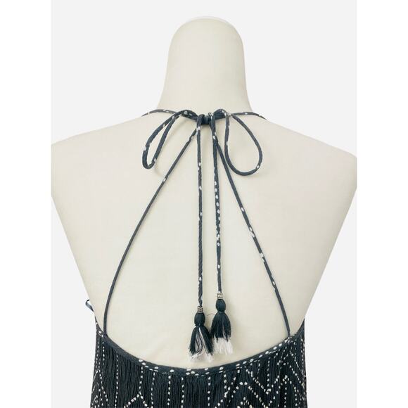 Love Stitch Womens Open Back Bohemian Strappy Tank Medium - Picture 5 of 9